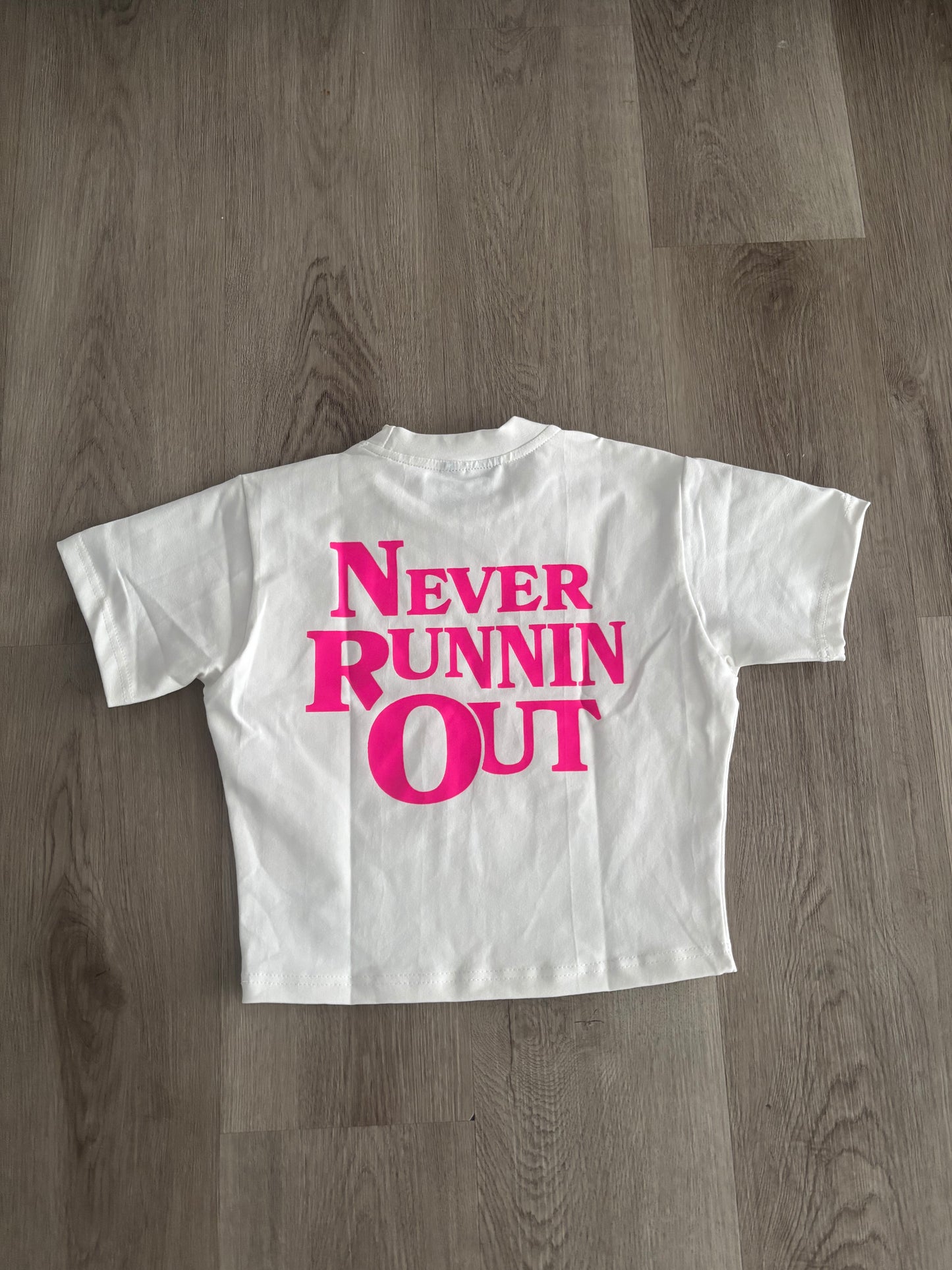 Ladies crop tee